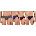 RAMRAJ COTTON Men Pack Of 4 Solid