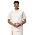 RAMRAJ COTTON Men Solid Half Sleeve Cotton Casual Shirt
