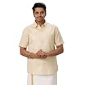 RAMRAJ COTTON Men Solid Half Sleeve Cotton Casual Shirt