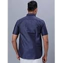 Ramraj Cotton Solid Half Sleeve Regular fit Regular Collar Trending Formal Shirt for Men