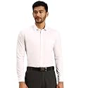 RAMRAJ COTTON Men White Cotton Full Sleeve
