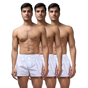 RAMRAJ COTTON Men White Solid Half Sleeve