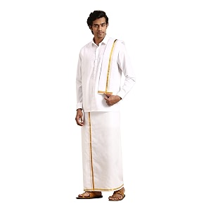 RAMRAJ COTTON Pure Cotton Full Sleeve Shirt