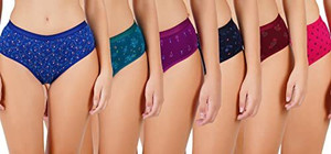 Ramraj Cotton Women Hipster Multicolor Panty
