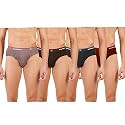 RAMRAJ COTTON Men Pack Of 4 Solid