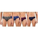 RAMRAJ COTTON Men Pack Of 4 Solid