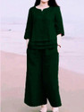 Ramyka Top Palazzos Co-ords Set