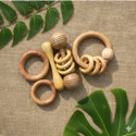 Rana creation mart Pure neem wooden teether