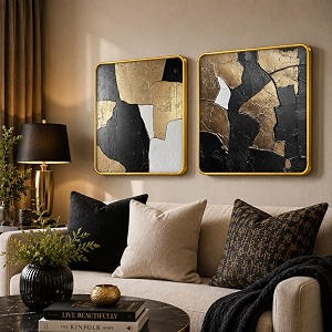 RANDOM Premium Square Wall Painting Set of