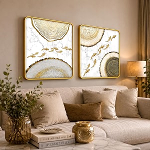 RANDOM Premium Square Wall Painting Set of