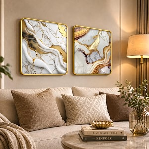 RANDOM Premium Square Wall Painting Set of