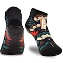 RANDY SUN Barefoot Quick-Dry Sand Beach Socks, Breathable Seamless Yoga Sock With TPE Sole