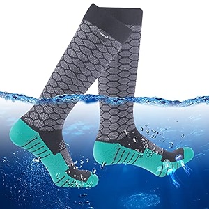 randy sun waterproof socks unisex hiking wading trail running kayaking crew socks