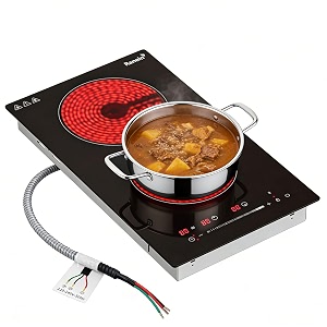 Ranein 12 Inch 2 Burner Electric Cooktop