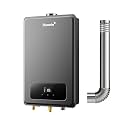 Ranein Natural Gas Tankless Water Heater, 5.3 GPM, 130,000 BTU, Indoor
