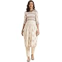 rangita Rayon Calf Length Printed Flared Kurti