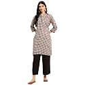 rangita Rayon Knee Length Printed Straight Kurti