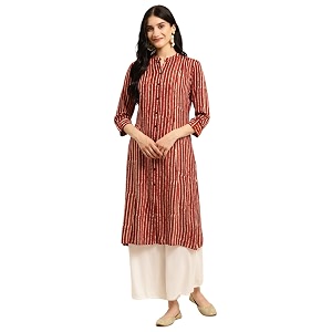 rangita Womens Rayon Relaxed Fit Straight Calf