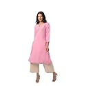 rangita Rayon Calf Length Embroidered A-line Kurti