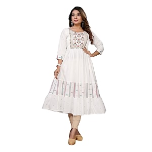 rangita Women Rayon Regular Fit Calf Length