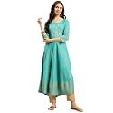 rangita Women Rayon Regular Fit Embroidered Calf