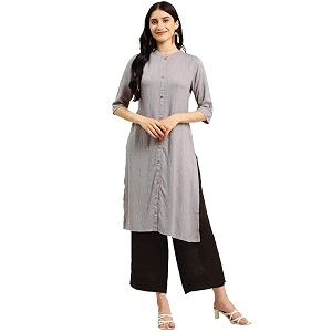 rangita Rayon Womens A-Line Straight Kurta