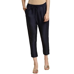 rangita Womens Straight Fit High Rise Pants
