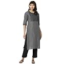 Rangmanch by Pantaloons Women39s Cotton Polyester Solid