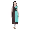 Rangmanch By Pantaloons Women39s Rayon Straight Kurta