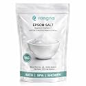 Epsom Bath Salt Crystal and Bath | For refreshing bath soak, relieves aches &amp; pain - 1KG