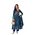Rangnavi Women39s Cotton Trending Anarkali Embroidered Kurta