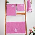 RANGOLI 100% Bamboo Hand Towels - Set of 2 | 500 GSM, Organic Royale Hand Towel Pack | 40 x 60cm Hand Size Towels | Ultra Soft, Quick-Absorbent &amp; Eco-Friendly Towels for Hand &amp; Bathroom - Dark Grey