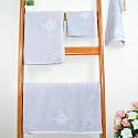 RANGOLI 100% Bamboo Hand Towels - Set of 2 | 500 GSM, Organic Royale Hand Towel Pack | 40 x 60cm Hand Size Towels | Ultra Soft, Quick-Absorbent &amp; Eco-Friendly Towels for Hand &amp; Bathroom - Grey