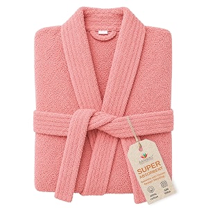 rangoli premium knee-length microfiber men bathrobe in full sleeves amp 2 pockets with 400 gsm fabric for ultra soft amp 2x absorbency  noble collection