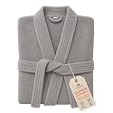 RANGOLI Premium Knee-Length Microfiber Men Bathrobe in Full Sleeves &amp; 2 Pockets with 400 GSM Fabric for Ultra Soft &amp; 2X Absorbency | Noble Collection