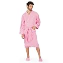 RANGOLI Premium Knee-Length Microfiber Men Bathrobe in Full Sleeves &amp; 2 Pockets with 400 GSM Fabric for Ultra Soft &amp; 2X Absorbency | Noble Collection