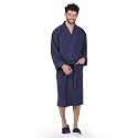 RANGOLI Premium Knee-Length Microfiber Men Bathrobe in Full Sleeves &amp; 2 Pockets with 400 GSM Fabric for Ultra Soft &amp; 2X Absorbency | Noble Collection