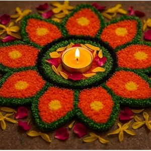 rangoli floor decoration mat haldi amp mehndi ceremony pooja and festivals  traditional floral design decorative mat for home entrance mandap amp event decor