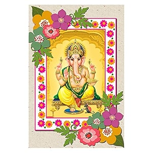 rangoli gumming sticker with sparkle lamination size 12 x 18 inch code 2181