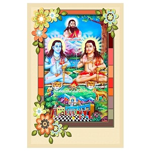 rangoli gumming sticker with sparkle lamination size 12 x 18 inch code 2191