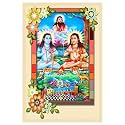 Rangoli Gumming Sticker with Sparkle Lamination Size 12 x 18 inch Code 2191