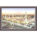 Rangoli Allah Wall Sticker 12x18 Inch Paper Size ? Finish Self Adhesive Islamic Poster for Home, Office &amp; Masjid Dcor. Design-2