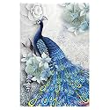 Rangoli Peacock Wall Sticker 12x18 Sheet – Elegant Self Adhesive Home Décor for Living Room, Bedroom &amp; Walls. Design-6