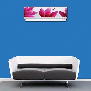 rangoli wall ac sticker 20cm or 90cm pack of 1 multicolorvinyl ac 52