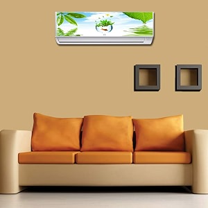 rangoli wall ac sticker 20cm or 90cm pack of 1 multicolorvinyl ac 90