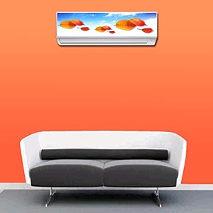 rangoli wall ac sticker 20cm or 90cm pack of 1 multicolorvinyl ac 78