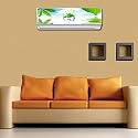 Rangoli Wall Ac Sticker 20cm or 90cm Pack of 1 MulticolorVinyl AC 90