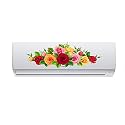 Rangoli Wall Ac Sticker 20cm or 90cm Pack of 1 MulticolorVinyl AC 4