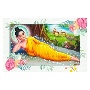 rangoli wall sticker with sparkel lamination and waterproof and scratch proof 12 or 18 inch pack of 1 multicolor vinyl dc1975