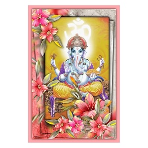 rangoli wall sticker with sparkel lamination and waterproof and scratch proof 12 or 18 inch pack of 1 multicolor vinyl dc2026